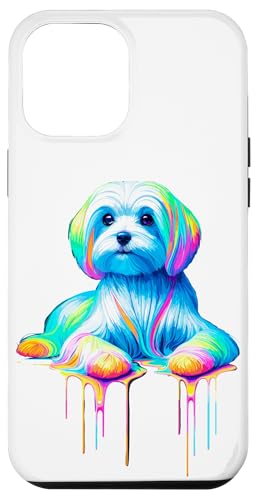 Paint Art Maltese Malteses Hülle für iPhone 12 Pro Max von Malteses Maltese Dog Lover Gifts