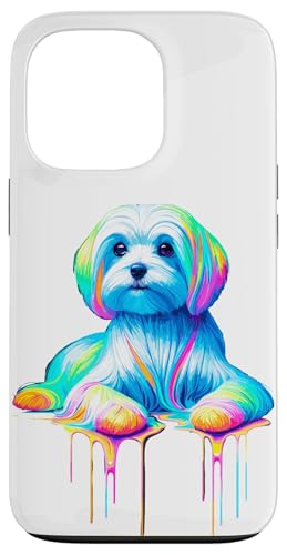 Paint Art Maltese Malteses Hülle für iPhone 13 Pro von Malteses Maltese Dog Lover Gifts