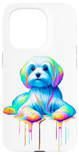 Paint Art Maltese Malteses Hülle für iPhone 15 Pro von Malteses Maltese Dog Lover Gifts