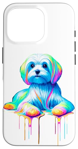 Paint Art Maltese Malteses Hülle für iPhone 16 Pro von Malteses Maltese Dog Lover Gifts