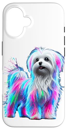Paint Art Maltese Malteses Hülle für iPhone 16 von Malteses Maltese Dog Lover Gifts