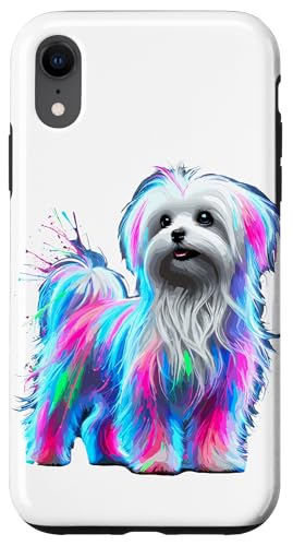Paint Art Maltese Malteses Hülle für iPhone XR von Malteses Maltese Dog Lover Gifts