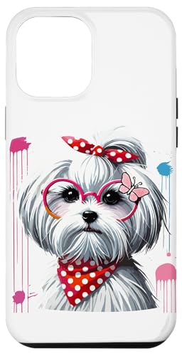 Paint Art Maltese Malteses Painter Artist Hülle für iPhone 12 Pro Max von Malteses Maltese Dog Lover Gifts