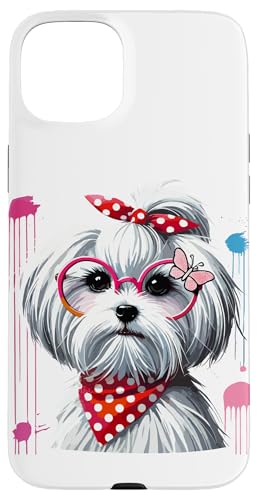 Paint Art Maltese Malteses Painter Artist Hülle für iPhone 15 Plus von Malteses Maltese Dog Lover Gifts