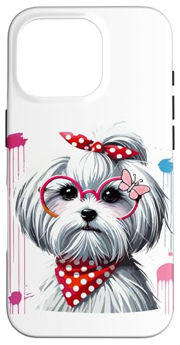 Paint Art Maltese Malteses Painter Artist Hülle für iPhone 16 Pro von Malteses Maltese Dog Lover Gifts