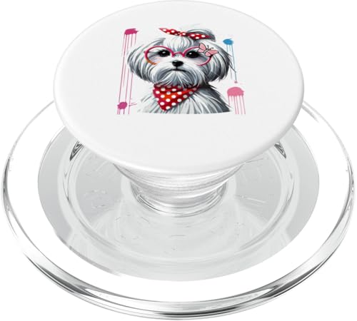 Paint Art Maltese Malteses Painter Artist PopSockets PopGrip für MagSafe Paint Art Maltese Malteses Painter Artist PopSockets PopGrip für MagSafe von Malteses Maltese Dog Lover Gifts