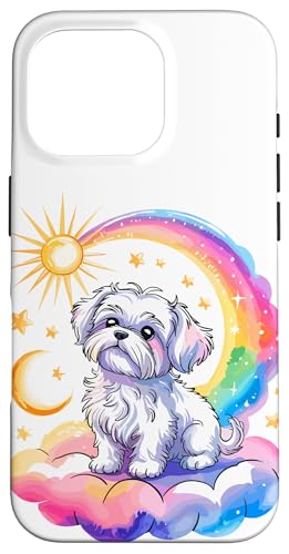 Rainbow Clouds Maltese Malteses Hülle für iPhone 16 Pro Rainbow Clouds Maltese Malteses Hülle für iPhone 16 Pro von Malteses Maltese Dog Lover Gifts