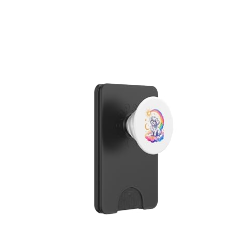 Rainbow Clouds Maltese Malteses PopSockets PopWallet für MagSafe Rainbow Clouds Maltese Malteses PopSockets PopWallet für MagSafe von Malteses Maltese Dog Lover Gifts