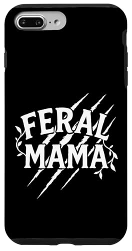 Feral Mama Wild Nature Mom Life Muttertag Hülle für iPhone 7 Plus/8 Plus von Mamalina Studios