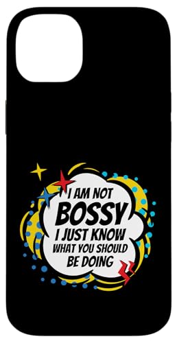 I'm Not Bossy I Just Know What You Should Do Mother Day Comic Hülle für iPhone 14 Plus von Mamalina Studios