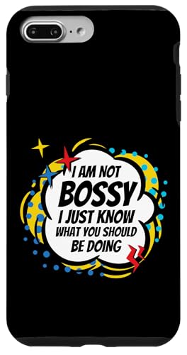I'm Not Bossy I Just Know What You Should Do Mother Day Comic Hülle für iPhone 7 Plus/8 Plus von Mamalina Studios