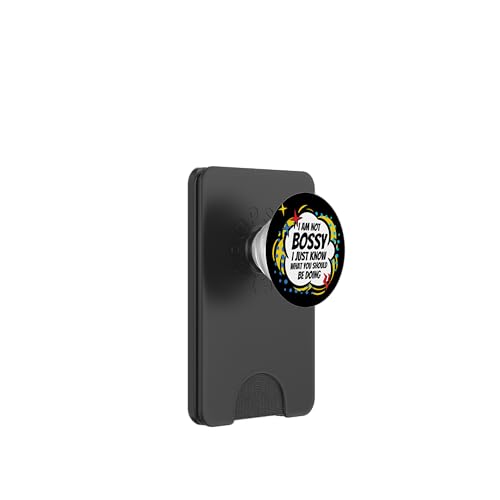 I'm Not Bossy I Just Know What You Should Do Mother Day Comic PopSockets PopWallet für MagSafe I'm Not Bossy I Just Know What You Should Do Mother Day Comic PopSockets PopWallet für MagSafe von Mamalina Studios