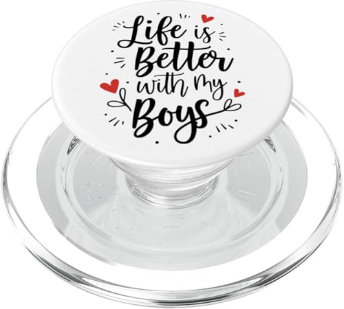 Zitat zum Muttertag für die Mutter von Jungen PopSockets PopGrip für MagSafe Zitat zum Muttertag für die Mutter von Jungen PopSockets PopGrip für MagSafe von Mamalina Studios