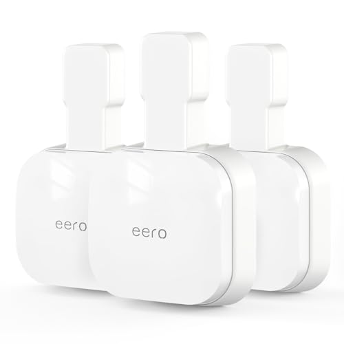Steckdosen-Wandhalterung für eero 7, Standhalterung, kompatibel mit eero 7 Dual-Band Mesh Wi-Fi 7 Router-Extender, keine Kabelsalat, platzsparend, 3 Stück Steckdosen-Wandhalterung für eero 7, Standhalterung, kompatibel mit eero 7 Dual-Band Mesh Wi-Fi 7 Router-Extender, keine Kabelsalat, platzsparend, 3 Stück von Mamerry