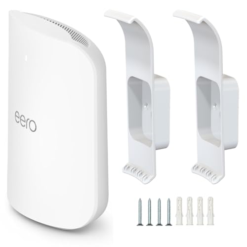 Wandhalterung für eero Max 7, keine Kabelsalat, platzsparend, Wandständerhalterung, kompatibel mit eero Max 7 Tri-Band Mesh WiFi System (2 Stück) von Mamerry