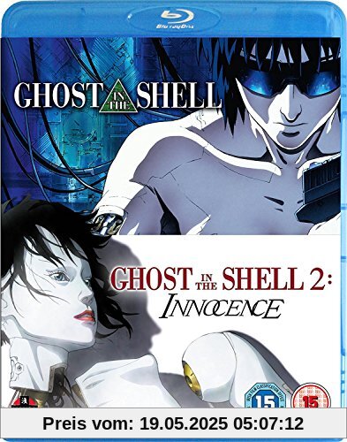 Ghost In The Shell Movie Double Pack (Ghost In The Shell, Ghost In The Shell: Innocence) Blu-ray [UK Import] von Mamoru Oshii