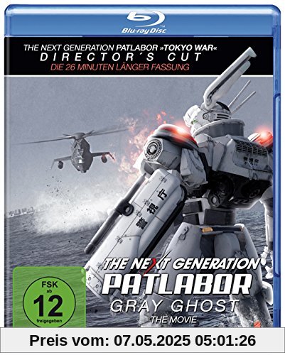 The Next Generation: Patlabor - Gray Ghost - The Movie (+ Bonus-DVD) [Director's Cut] [Special Edition] [Blu-ray] von Mamoru Oshii
