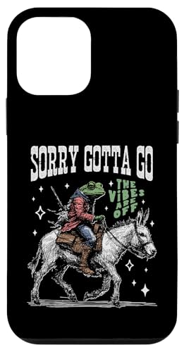 Frosch reitet auf einem Esel, handgezeichnete Vintage-Westernästhetik Hülle für iPhone 12 mini von Man I Love Frogs