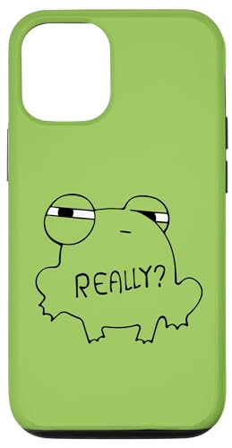 Hülle für iPhone 13 Pro Der skeptische Frosch urteilt über dich, wirklich? Verdächtiger Frosch, Meme von Man I Love Frogs