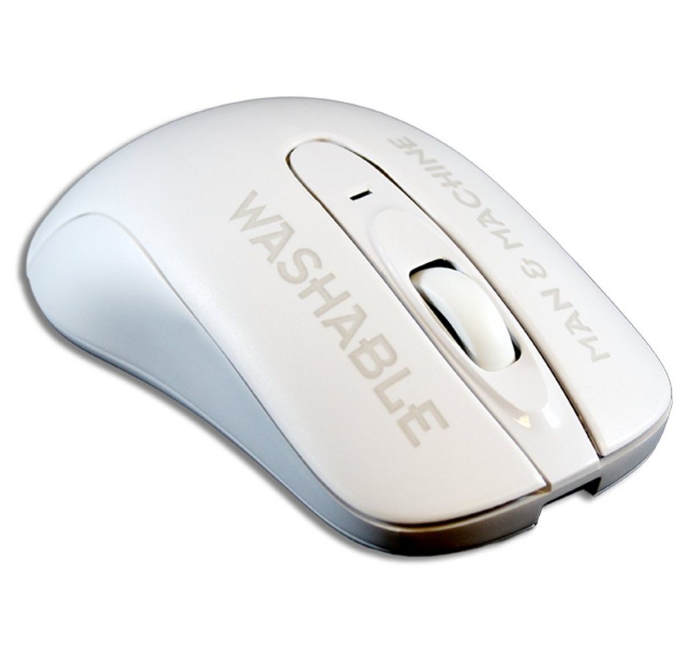 Man & Machine C Mouse Washable - Wireless Maus - weiß Maus Man & Machine C Mouse Washable - Wireless Maus - weiß Maus von Man & Machine