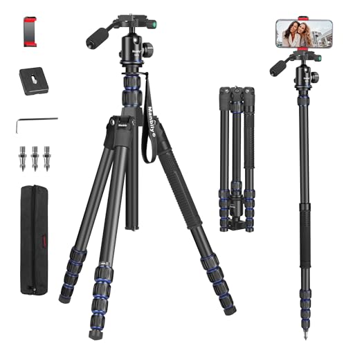 Stativ Kamera Manbily 188cm 74" Dreibein stative Leichtes Kompaktstativ 360° Kugelkopf mit Griff für DSLR Kamera Einbeinstativ Reisestativ aus Aluminium 1/4'' Gewinde Projektor Video Fotostativ Vlog Stativ Kamera Manbily 188cm 74" Dreibein stative Leichtes Kompaktstativ 360° Kugelkopf mit Griff für DSLR Kamera Einbeinstativ Reisestativ aus Aluminium 1/4'' Gewinde Projektor Video Fotostativ Vlog von Manbily