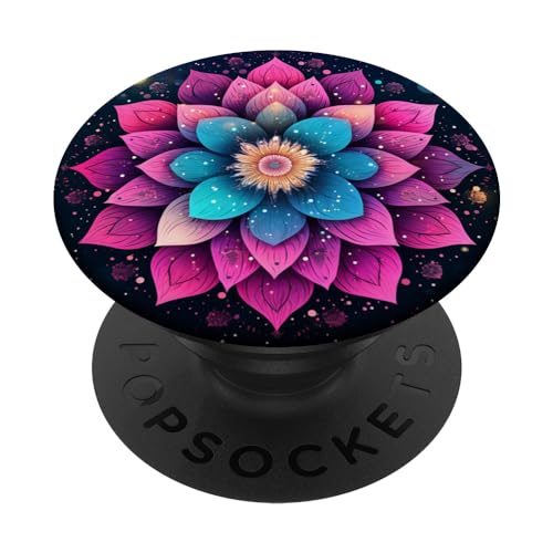 Mandala-Blumendesign, Mandala PopSockets Klebender PopGrip Mandala-Blumendesign, Mandala PopSockets Klebender PopGrip von Mandala Flower Gifts