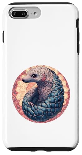 Aufwendiges, schönes Pangolin-Mandala – einzigartige Tierwelt Hülle für iPhone 7 Plus/8 Plus von Mandanimals Gear