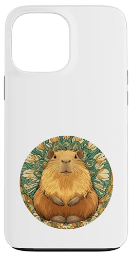 Capybara Mandala Logo Design - Einzigartige Tier Mandala Kunst Hülle für iPhone 13 Pro Max Capybara Mandala Logo Design - Einzigartige Tier Mandala Kunst Hülle für iPhone 13 Pro Max von Mandanimals Gear