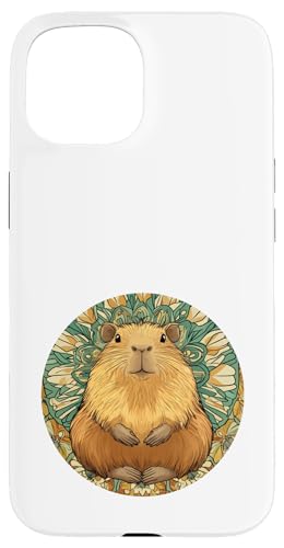 Capybara Mandala Logo Design - Einzigartige Tier Mandala Kunst Hülle für iPhone 15 Capybara Mandala Logo Design - Einzigartige Tier Mandala Kunst Hülle für iPhone 15 von Mandanimals Gear