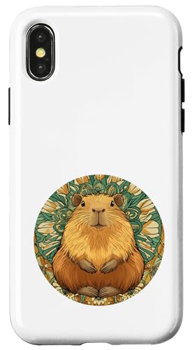 Capybara Mandala Logo Design - Einzigartige Tier Mandala Kunst Hülle für iPhone X/XS Capybara Mandala Logo Design - Einzigartige Tier Mandala Kunst Hülle für iPhone X/XS von Mandanimals Gear