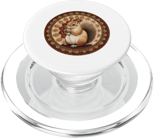Eichhörnchen Mandala Art Einzigartiges Tierdesign PopSockets PopGrip für MagSafe von Mandanimals Gear