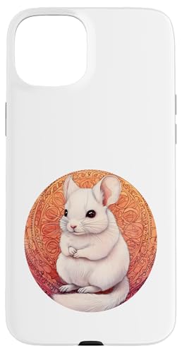 Entzückendes Chinchilla Mandala Design - Süße Illustration Hülle für iPhone 15 Plus von Mandanimals Gear