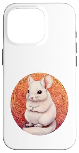 Entzückendes Chinchilla Mandala Design - Süße Illustration Hülle für iPhone 16 Pro von Mandanimals Gear