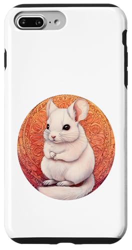 Entzückendes Chinchilla Mandala Design - Süße Illustration Hülle für iPhone 7 Plus/8 Plus von Mandanimals Gear