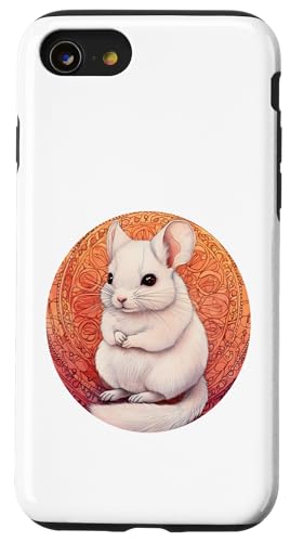 Entzückendes Chinchilla Mandala Design - Süße Illustration Hülle für iPhone SE (2020) / 7 / 8 von Mandanimals Gear