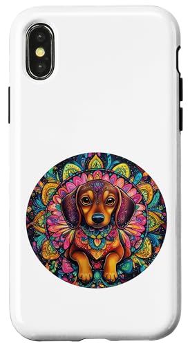 Glorious Majestic Cute Adorable Dackel Weiner Dog Mandala Hülle für iPhone X/XS von Mandanimals Gear