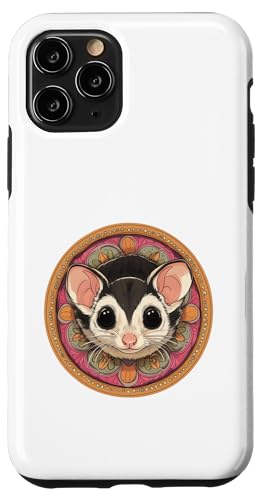 Niedliches, bezauberndes Mandala-Zuckergleiter Hülle für iPhone 11 Pro von Mandanimals Gear