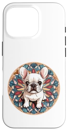 Niedliches, bezauberndes französisches Bulldoggen-M Hülle für iPhone 16 Pro von Mandanimals Gear