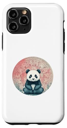 Niedliches Panda Mandala Design Natur Tier Hülle für iPhone 11 Pro von Mandanimals Gear