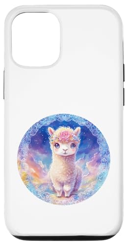 Niedliches bezauberndes Alpaka-Mandala - skurriles & aufwendiges Design Hülle für iPhone 12/12 Pro von Mandanimals Gear