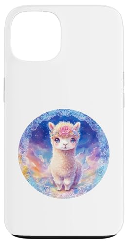 Niedliches bezauberndes Alpaka-Mandala - skurriles & aufwendiges Design Hülle für iPhone 13 von Mandanimals Gear
