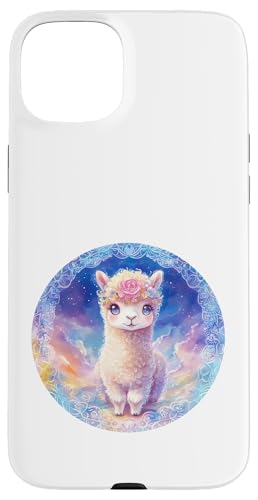 Niedliches bezauberndes Alpaka-Mandala - skurriles & aufwendiges Design Hülle für iPhone 15 Plus von Mandanimals Gear