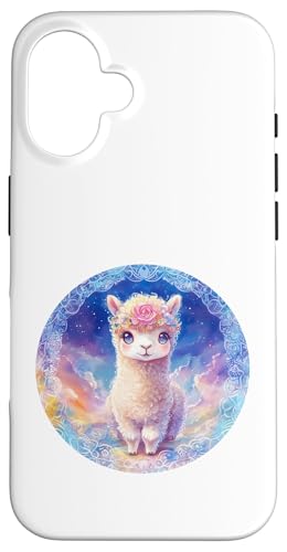 Niedliches bezauberndes Alpaka-Mandala - skurriles & aufwendiges Design Hülle für iPhone 16 Niedliches bezauberndes Alpaka-Mandala - skurriles & aufwendiges Design Hülle für iPhone 16 von Mandanimals Gear