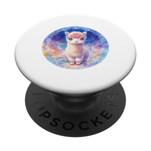 Niedliches bezauberndes Alpaka-Mandala - skurriles & aufwendiges Design PopSockets Klebender PopGrip Niedliches bezauberndes Alpaka-Mandala - skurriles & aufwendiges Design PopSockets Klebender PopGrip von Mandanimals Gear