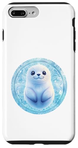 Süßes Robben-Mandala - Entzückendes Siegel in einem schönen Mandala Hülle für iPhone 7 Plus/8 Plus von Mandanimals Gear