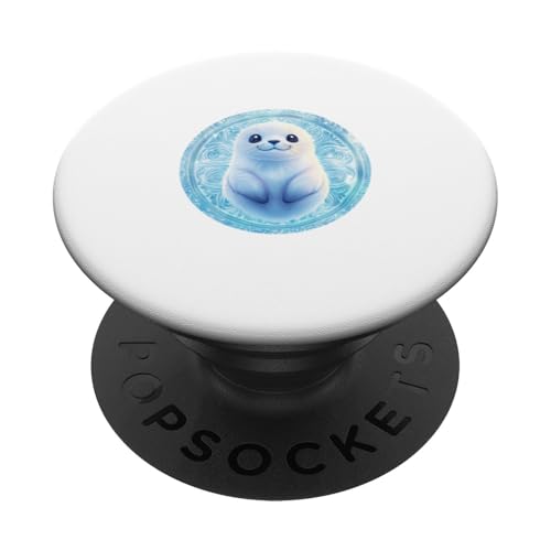 Süßes Robben-Mandala - Entzückendes Siegel in einem schönen Mandala PopSockets Klebender PopGrip Süßes Robben-Mandala - Entzückendes Siegel in einem schönen Mandala PopSockets Klebender PopGrip von Mandanimals Gear