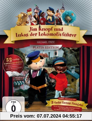 Augsburger Puppenkiste - Jim Knopf und Lukas der Lokomotivführer (+ Blu-ray) (Platin Edition) [2 DVDs] von Manfred Jenning
