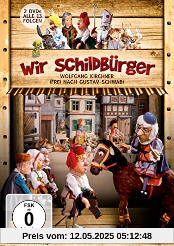 Augsburger Puppenkiste: Wir Schildbürger / Die komplette 13-teilige Kultserie [2 DVDs] von Manfred Jenning