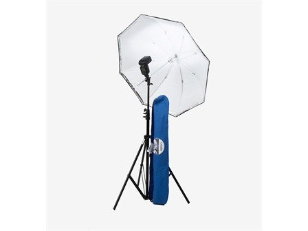 Lastolite by Manfrotto 72 cm Regenschirm-Set mit Ständer und 2402 Neigekopf Lastolite by Manfrotto 72 cm Regenschirm-Set mit Ständer und 2402 Neigekopf von Lastolite