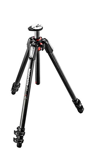 Manfrotto 055 Carbon Stativ (mit 3 Segmenten) schwarz von Manfrotto